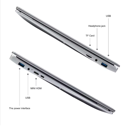 Ordinateur Portable Windows 11 Pro 12Go RAM 512Go SSD Écran 14 Pouces Rapide