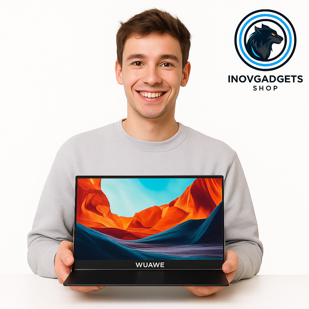 Écran Portable 15.6 Pouces Full HD IPS 1080P pour PC Laptop et Jeu