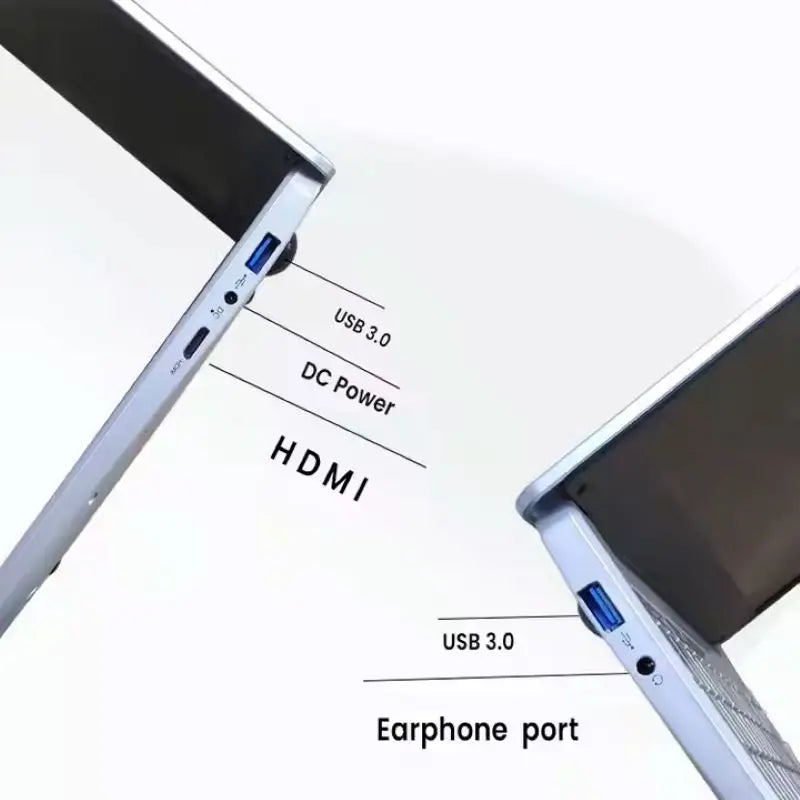 Ordinateur Portable 15 Pouces Windows 11 Pro Intel N5095 16Go RAM SSD Rapide