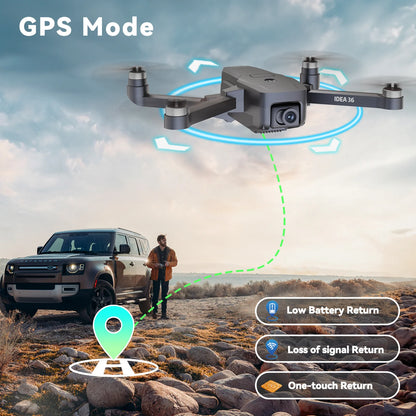 Drone GPS 4K TT36 Caméra Ultra HD WiFi 5G Télécommande Brushless