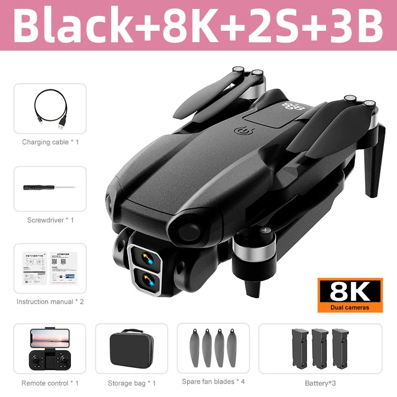 Drone A888 Pro 8K Double Caméra GPS Brushless Haute Performance