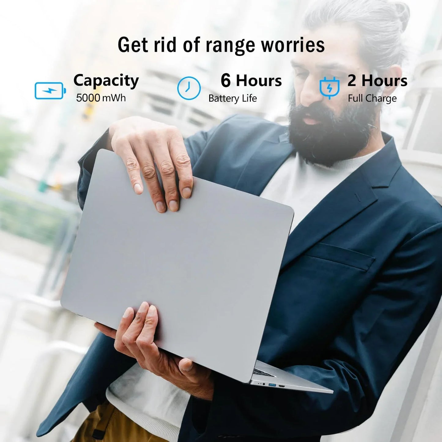 Ordinateur Portable Windows 11 Pro 12Go RAM 512Go SSD Écran 14 Pouces Rapide