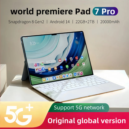 Tablette Android 14 Pad 7 Pro 11 pouces 4K HD 16Go 1To 5G WiFi
