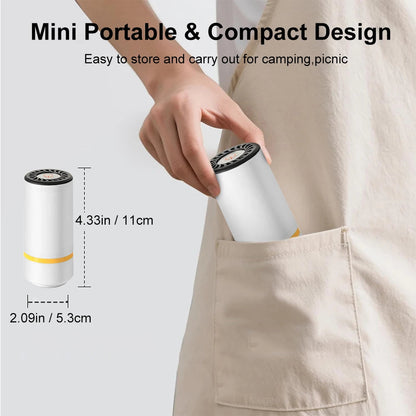 Mini Electric Air Pump Rechargeable for Food Fresh-Keeping Vacuum Sealed Bag Storage Bag Automatic Vacuum Compression Machine InoVGadgets Shop