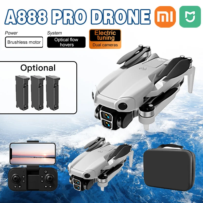 Drone A888 Pro 8K Double Caméra GPS Brushless Haute Performance